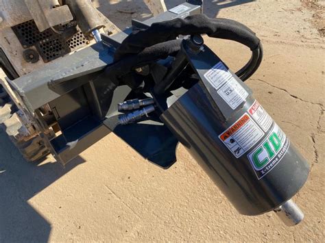 cid mini skid steer auger|skid steer attachments.